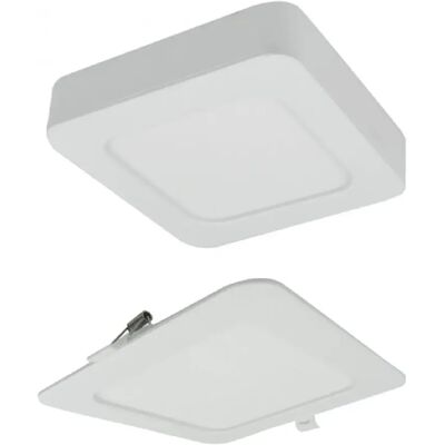 Ecolight Downlight LED carré - Blanc - Publicité Ecolight Downlight LED carré - Blanc - Publicité