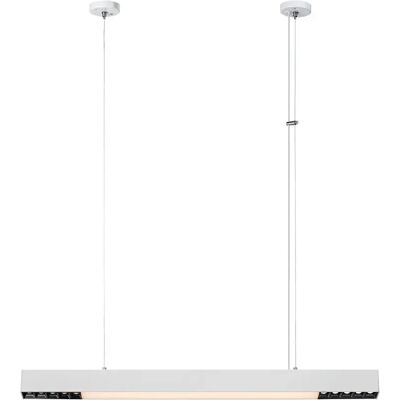 Light Prestige Suspension linéaire blanche 80cm LED 32W CCT Tuya - Publicité Light Prestige Suspension linéaire blanche 80cm LED 32W CCT Tuya - Publicité