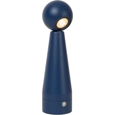 Lucide Ipsos Lampe de Table Rechargeable - Lumière Chaude - Bleu - Publicité Lucide Ipsos Lampe de Table Rechargeable - Lumière Chaude - Bleu - Publicité