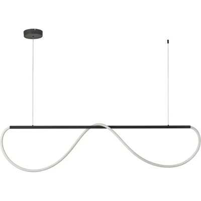 Light Prestige Suspension linéaire 160cm noire LED 36W CCT Meleca - Publicité Light Prestige Suspension linéaire 160cm noire LED 36W CCT Meleca - Publicité