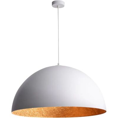 Sigma lighting Suspension dôme Sfera - Blanc cuivre - Publicité Sigma lighting Suspension dôme Sfera - Blanc cuivre - Publicité