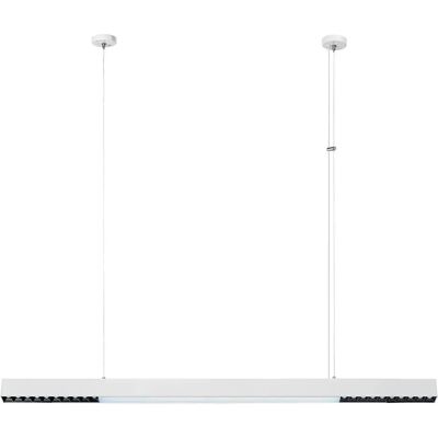 Light Prestige Suspension linéaire blanche 120cm LED 47W CCT Tuya - Publicité Light Prestige Suspension linéaire blanche 120cm LED 47W CCT Tuya - Publicité