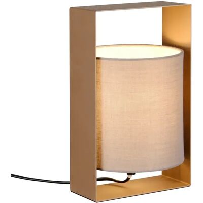 Trio - Pail - Café - Métal et Tissu - Lampe de table - Publicité Trio - Pail - Café - Métal et Tissu - Lampe de table - Publicité