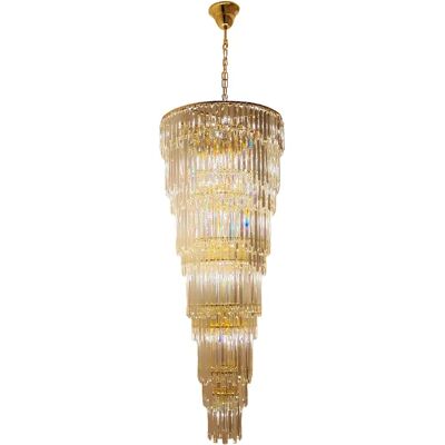 Zuma line lustre glamour verre – Or - Publicité Zuma line lustre glamour verre – Or - Publicité