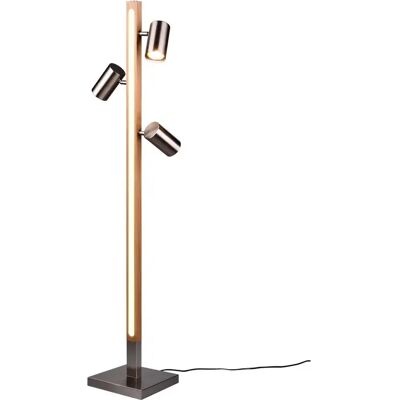 TRIO LEUCHTEN - Marley - nickel mat - 130 cm - Lampadaire - Publicité TRIO LEUCHTEN - Marley - nickel mat - 130 cm - Lampadaire - Publicité