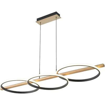 Zuma line Suspension LED Almeria - Bois clair - Publicité Zuma line Suspension LED Almeria - Bois clair - Publicité