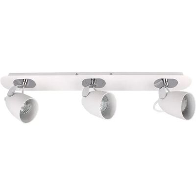 Italux Oxford Projecteurs Chrome Blanc - Moderne 3 Lumières GU10 - Publicité Italux Oxford Projecteurs Chrome Blanc - Moderne 3 Lumières GU10 - Publicité