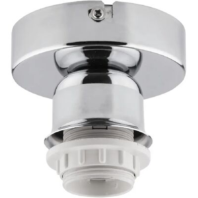 Base plafonnier métal chromé Rabalux Bottom E27 1x60W - Publicité Base plafonnier métal chromé Rabalux Bottom E27 1x60W - Publicité