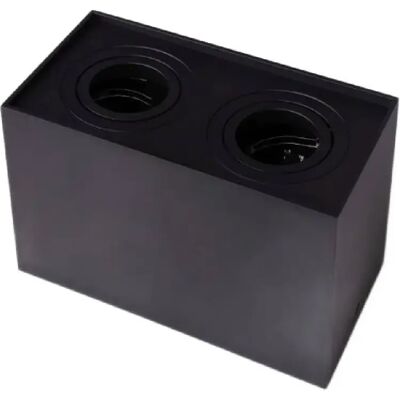 Ecolight Spot double orientable - Noir - Publicité Ecolight Spot double orientable - Noir - Publicité