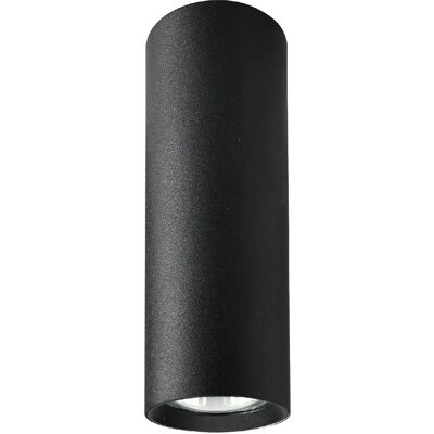Spot plafond rond noir 17 cm GU10 10W ARTEMIS Alfa - Publicité Spot plafond rond noir 17 cm GU10 10W ARTEMIS Alfa - Publicité