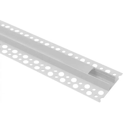 Profil LED GN01 alu saillie blanc opale 1m Ecolight - Publicité Profil LED GN01 alu saillie blanc opale 1m Ecolight - Publicité