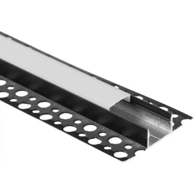 Profilé LED GNS02 saillie noir, opale 2 m Ecolight - Publicité Profilé LED GNS02 saillie noir, opale 2 m Ecolight - Publicité