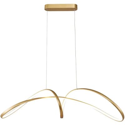 Suspension LED Zuma Line FERMI 50W dorée/blanc 92cm - Publicité Suspension LED Zuma Line FERMI 50W dorée/blanc 92cm - Publicité