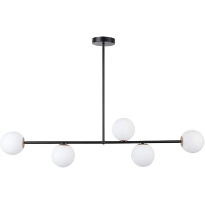 Lampe Plafond Sigma Gama 5 Noir/Blanc - Luminaire de plafond - Publicité Lampe Plafond Sigma Gama 5 Noir/Blanc - Luminaire de plafond - Publicité