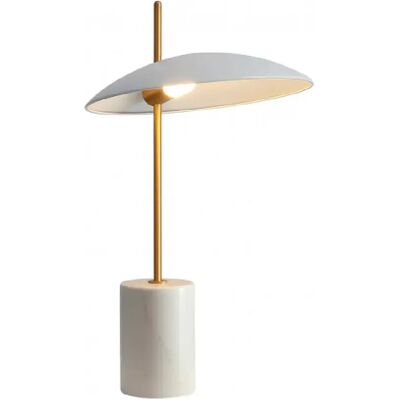 Italux Vilai - Lampe de Table LED Moderne Blanche, Or, Marbre - Lampe de Table - Publicité Italux Vilai - Lampe de Table LED Moderne Blanche, Or, Marbre - Lampe de Table - Publicité