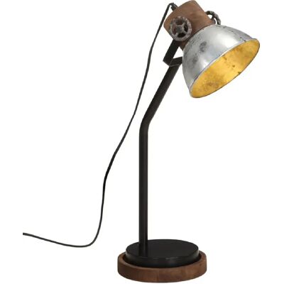 Lampe de bureau VidaXL - Vintage argent et noir - 25W E27 - 18x18x60 cm - Publicité Lampe de bureau VidaXL - Vintage argent et noir - 25W E27 - 18x18x60 cm - Publicité
