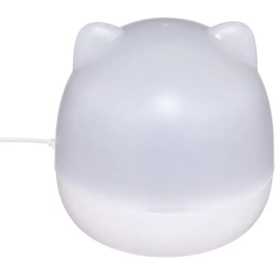 ATMOSPHERA Veilleuse rotative chat - Blanc - Publicité ATMOSPHERA Veilleuse rotative chat - Blanc - Publicité