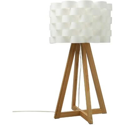 ATMOSPHERA Lampe à poser en bambou Moki - H. 55 cm - Publicité ATMOSPHERA Lampe à poser en bambou Moki - H. 55 cm - Publicité