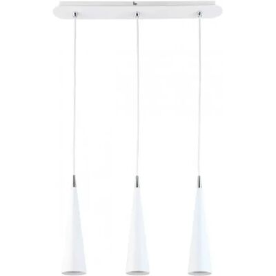 Italux Pietro WH - Suspension Moderne Blanche 3 Lumières LED GU10 - Publicité Italux Pietro WH - Suspension Moderne Blanche 3 Lumières LED GU10 - Publicité