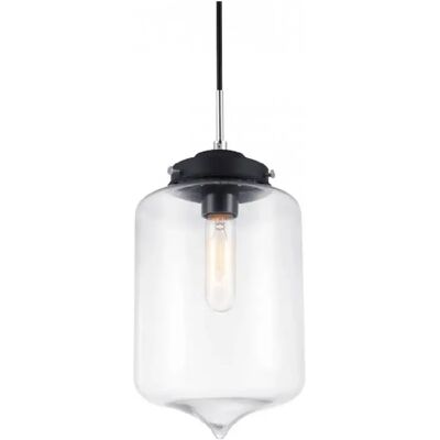 Italux Tube - Suspension Industrielle & Rétro Noire, 1 Lumière, E27 - Publicité Italux Tube - Suspension Industrielle & Rétro Noire, 1 Lumière, E27 - Publicité