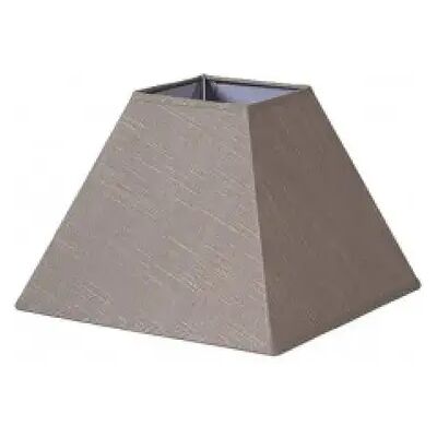 Abat-jour pyramide Fabrilamp Tenorio - Lin en Gris E27 - Publicité Abat-jour pyramide Fabrilamp Tenorio - Lin en Gris E27 - Publicité