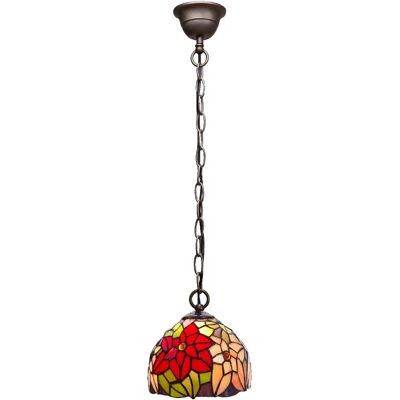 FIJALO Suspension de plafond - Fer Tiffany 20cm, D-20cm, 3 Ampoules - Publicité FIJALO Suspension de plafond - Fer Tiffany 20cm, D-20cm, 3 Ampoules - Publicité