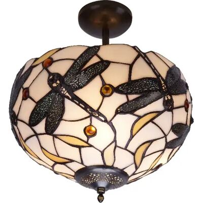 Fijalo Tiffany 30cm/40cm Lampe de Plafond - Suspension - Publicité Fijalo Tiffany 30cm/40cm Lampe de Plafond - Suspension - Publicité