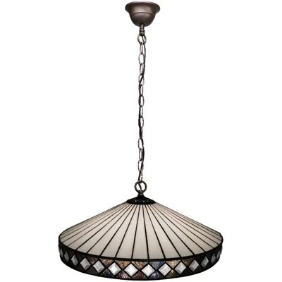 Fijalo Lampe Suspendue 45cm Tiffany Série - Éclairage Maison - Publicité Fijalo Lampe Suspendue 45cm Tiffany Série - Éclairage Maison - Publicité