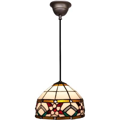 Fijalo - Suspension plafond Tiffany 20cm - Fer - Publicité Fijalo - Suspension plafond Tiffany 20cm - Fer - Publicité