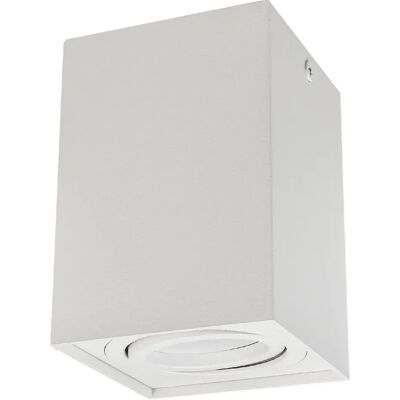 Maclean Lampe Plafond Blanche GU10 - Lampe Carrée en Aluminium - Publicité Maclean Lampe Plafond Blanche GU10 - Lampe Carrée en Aluminium - Publicité