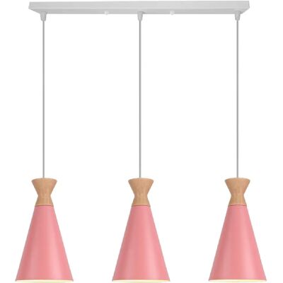 Stoex Suspension rétro en métal - Rose - Publicité Stoex Suspension rétro en métal - Rose - Publicité