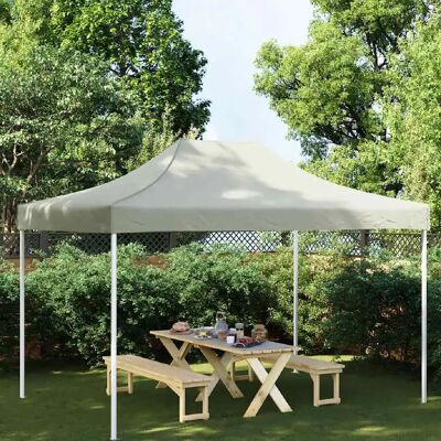 vidaXL Toit de Tente de Fête 4.5x3 m Crème - Toit de Tente de Fête - Publicité vidaXL Toit de Tente de Fête 4.5x3 m Crème - Toit de Tente de Fête - Publicité