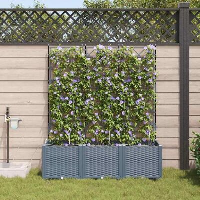 Vases de Jardin Vidaxl avec Système d'Irrigation - 3 pièces Gris Clair - Publicité Vases de Jardin Vidaxl avec Système d'Irrigation - 3 pièces Gris Clair - Publicité