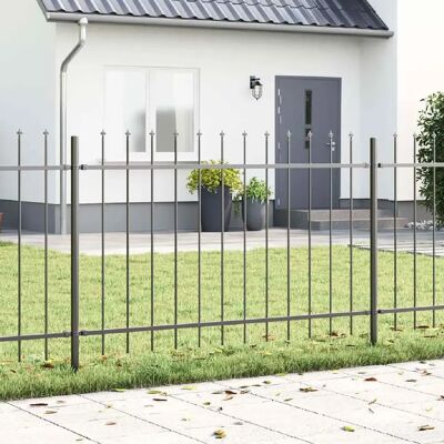 Vidaxl Panneau de Clôture de Jardin Gris 15,3x1 m - Panneau de Clôture de Jardin - Publicité Vidaxl Panneau de Clôture de Jardin Gris 15,3x1 m - Panneau de Clôture de Jardin - Publicité