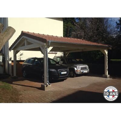 C000040045_cpbf Carport 30m² 7.5x4m - Publicité C000040045_cpbf Carport 30m² 7.5x4m - Publicité