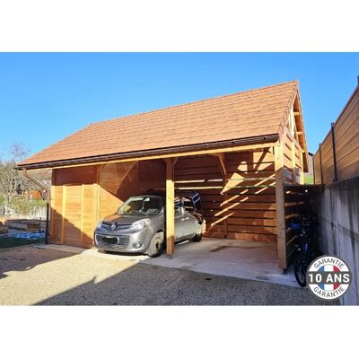 Cpbf Carport 44m² 5.5x8m - Publicité Cpbf Carport 44m² 5.5x8m - Publicité