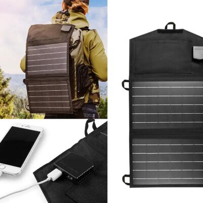 Panneau solaire portable 15W, chargeur solaire - NEO TOOLS - 90-140 - Publicité Panneau solaire portable 15W, chargeur solaire - NEO TOOLS - 90-140 - Publicité