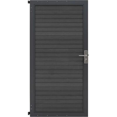 Monstershop Kit Clôture Portillon en Composite - Gris - Publicité Monstershop Kit Clôture Portillon en Composite - Gris - Publicité