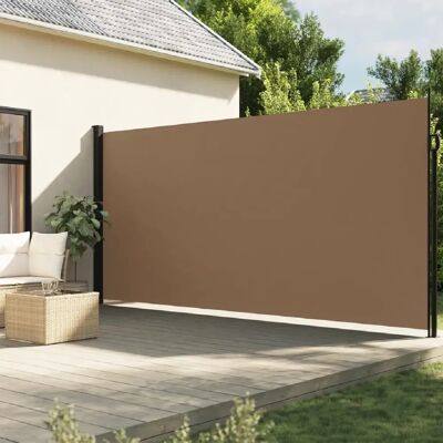 Tente Latérale Retractable vidaXL Taupe 200x500 cm - Ombre et Privacy - Publicité Tente Latérale Retractable vidaXL Taupe 200x500 cm - Ombre et Privacy - Publicité