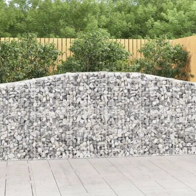 Panier de Gabion Arqué vidaXL - Décoration & Isolation Phonique - Publicité Panier de Gabion Arqué vidaXL - Décoration & Isolation Phonique - Publicité