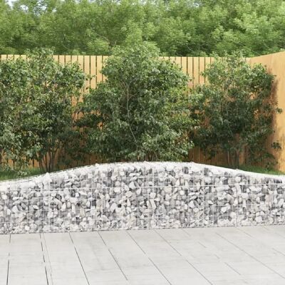 vidaXL Panier de gabions arqué 25 pcs - Mur de jardin - Publicité vidaXL Panier de gabions arqué 25 pcs - Mur de jardin - Publicité