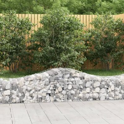 MAISONCHIC Panier de gabions en arc - Barrières décoratives de jardin - Publicité MAISONCHIC Panier de gabions en arc - Barrières décoratives de jardin - Publicité