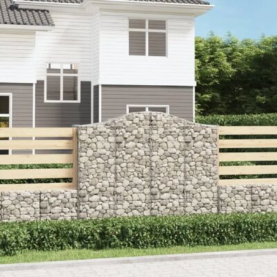 vidaXL Panier à gabions arqué - Mur décoratif jardin - Publicité vidaXL Panier à gabions arqué - Mur décoratif jardin - Publicité