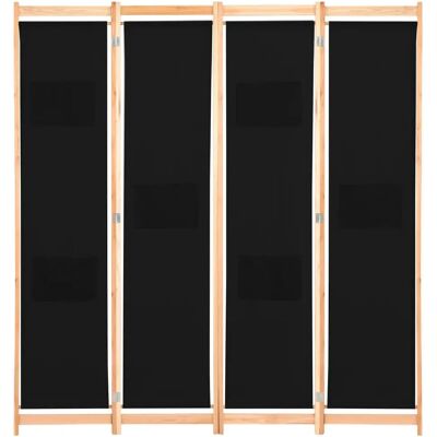 Helloshop26 - Screen 4-panel - Noir - 160x4 - Paravent - Publicité Helloshop26 - Screen 4-panel - Noir - 160x4 - Paravent - Publicité