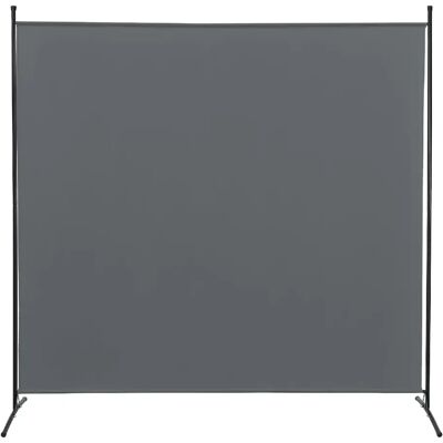 Helloshop26 Paravent - 1 panneau - 176x175 cm - Gris foncé - Publicité Helloshop26 Paravent - 1 panneau - 176x175 cm - Gris foncé - Publicité