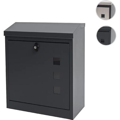 MENDLER Boîte aux lettres murale HWC-H26 - Anthracite - Grande capacité - Publicité MENDLER Boîte aux lettres murale HWC-H26 - Anthracite - Grande capacité - Publicité
