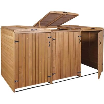 Decoshop26 Cache-poubelles 2,375 x 0,98 x 1,26 m - Publicité Decoshop26 Cache-poubelles 2,375 x 0,98 x 1,26 m - Publicité