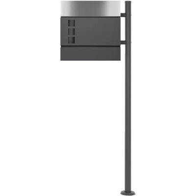 ecd germany Boîte aux lettres sur pied - Anthracite inox - Publicité ecd germany Boîte aux lettres sur pied - Anthracite inox - Publicité