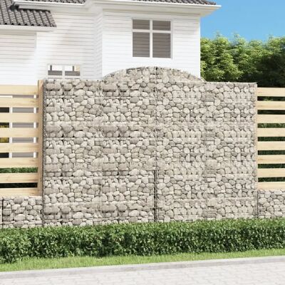 vidaxl - Cages de gabions 15 pcs forme d'arc - Publicité vidaxl - Cages de gabions 15 pcs forme d'arc - Publicité