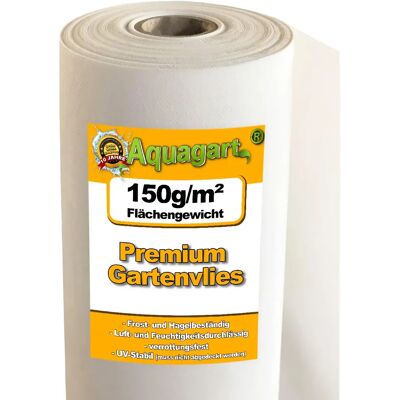 AQUAGART Tissu anti-mauvaises herbes - 150 g/m², Blanc, 1m - Publicité AQUAGART Tissu anti-mauvaises herbes - 150 g/m², Blanc, 1m - Publicité